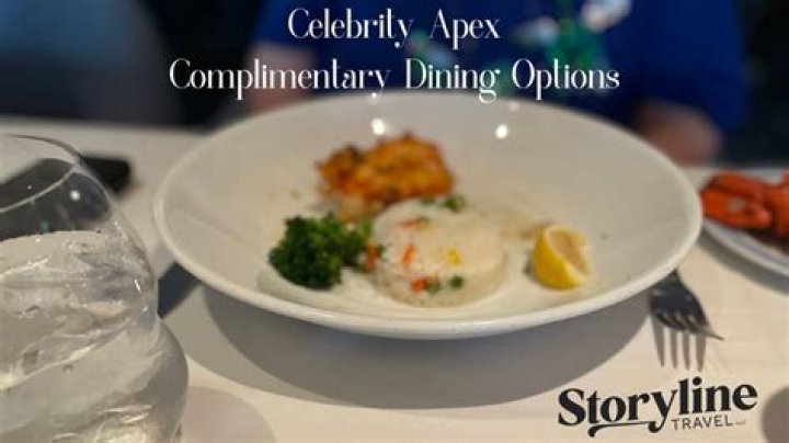 Complimentary Dining on Celebrity Apex