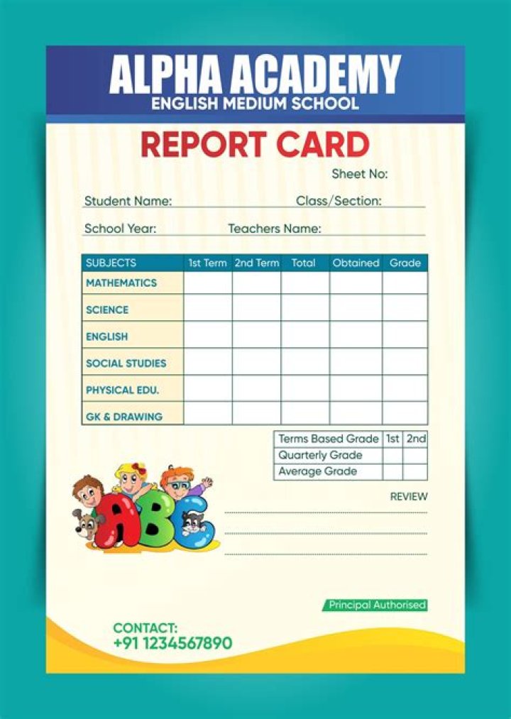 Gary Shirley Shares His Daughter Leah's School Report Card