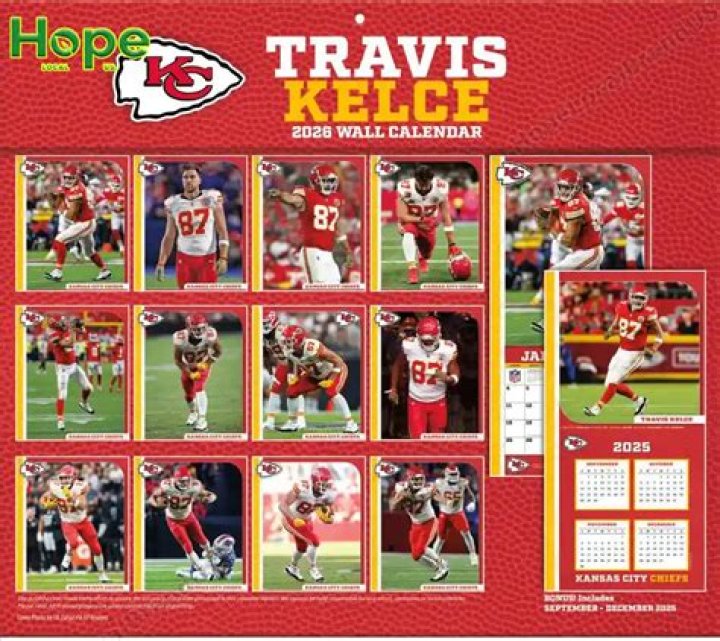 Travis Kelce Calendar G1708211 - CelebPoster.com